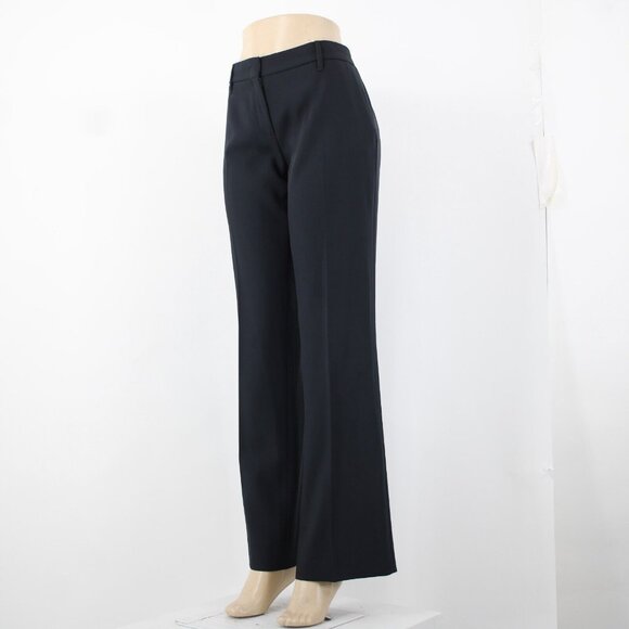 Prada Sz 46 x 33.5 Navy Slash Pockets No Fabric Label Dress Pant - Picture 15 of 16